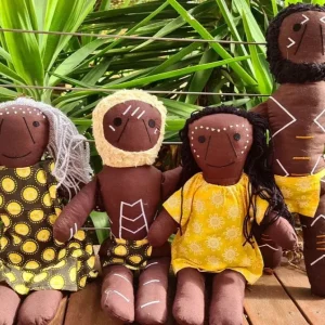 Aboriginal Dolls - Set of Four - Imaginative Play Toys