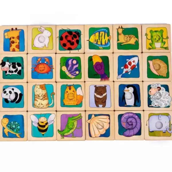 Animal Skin Matching Puzzle- Fine motor skills toys