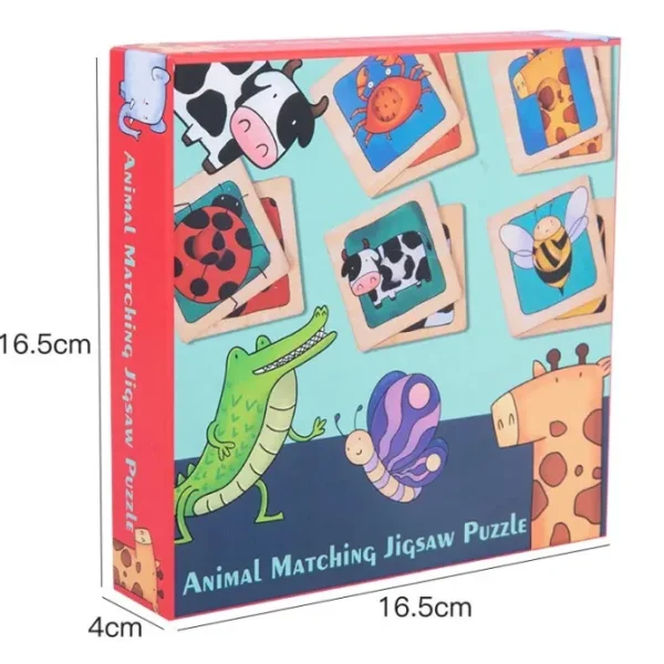 Animal Skin Matching Puzzle- Fine motor skills toys