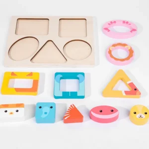 Animals And Shape Match Puzzle- Fine motor skills toys