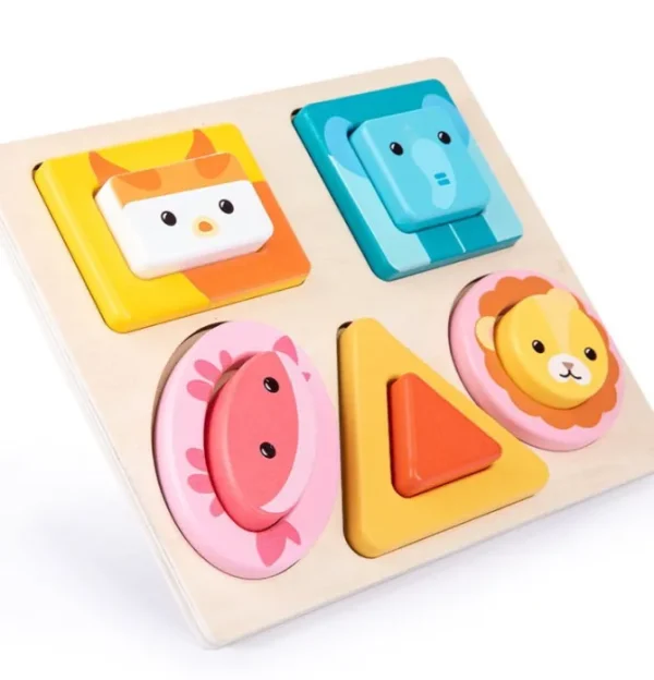 Animals And Shape Match Puzzle- Fine motor skills toys