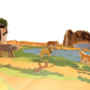 Animals in the Wild - Playmat - Open Ended Learning Toys