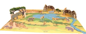 Animals in the Wild - Playmat - Open Ended Learning Toys