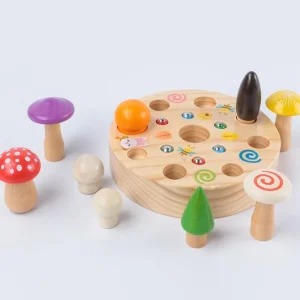 Best Montessori Woodpecker Catch Worms Game - Fine motor skills toys