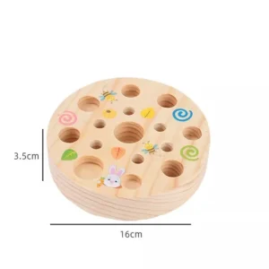Best Montessori Woodpecker Catch Worms Game - Fine motor skills toys