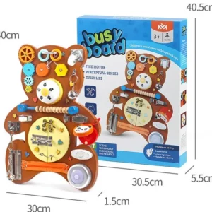 Busy board— Brown Bear - Best Sensory Toys