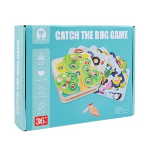 Catch The Bug Wooden Magnetic Game- Fine motor skills toys