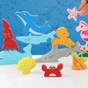 3D Puzzle Ocean Animals/ Food/Dinosaurs - Montessori Educational Toys