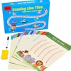 Draw & Wipe Drawing Line Set - Fine motor skills toys