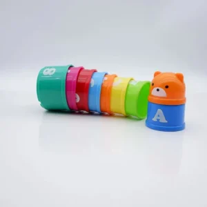 Educational Plastic Stacking Cups- Fine motor skills toys