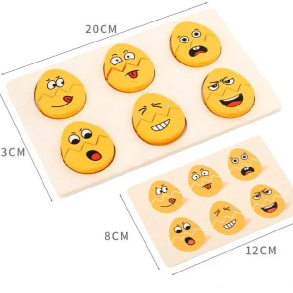 Emoji Egg Puzzle With Cards - Best Sensory Toys