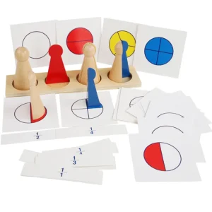 Fraction Learning Skittles - Best montessori toys