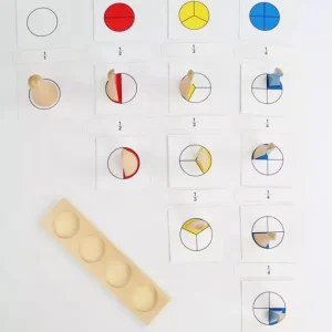 Fraction Learning Skittles - Best montessori toys