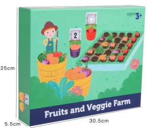 Fruit and Veggie Sorting & Counting Game- Mathematics toys