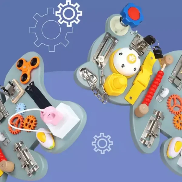 Giant Multi-function Busy Bear - Sensory toys