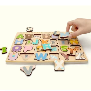 Goryeo Baby alphabet wood puzzle - Best alphabet learning toys