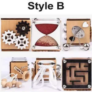 6 in 1 Busy Cube - Fine Motor Toys Sensory toys