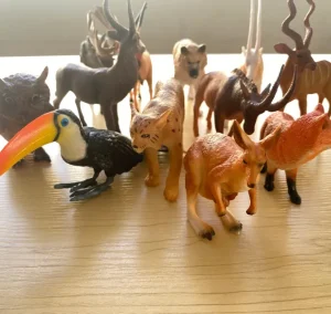 Jungle Animals Set of 12 - Imaginative Play Toys