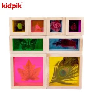 Kidpik Coloured Treasure Blocks-Mirror Fine motor skills toys