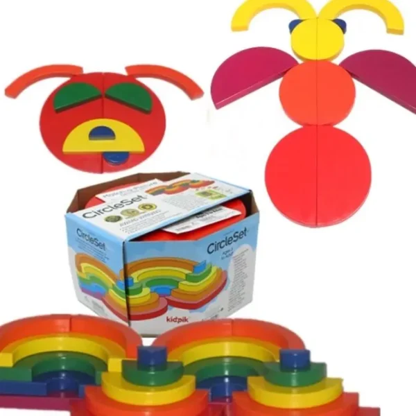 Kidpik-- TIERAMID Circleset- Open ended wooden toys