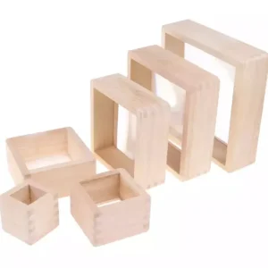 Kidpik Wooden Magnifying Blocks - Sensory toys