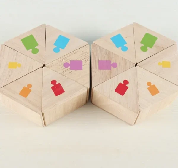 Kidpik Wooden Weight Memory Game - Sensory toys