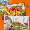 Large 3D Dinosaur Wooden Puzzle - Best alphabet learning toysoys