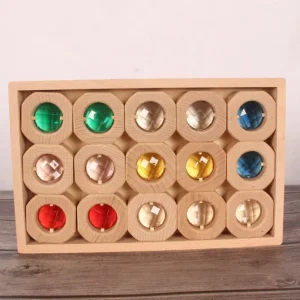 Large Gem Blocks - Set of 15 Open ended wooden toys