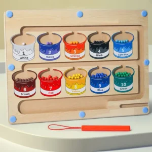 Large Magnetic Board Colour and Number Sorting Maze - The Best Fine Motor Toys