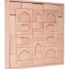 Large Wooden Block Building Set - Natural Arches Open ended wooden toys