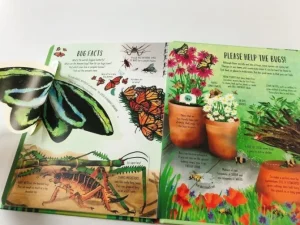 Lift-the-flap Interactive Book - Bugs and Butterflies