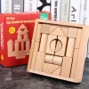 Log Blocks with Wooden Box - Open ended wooden toys