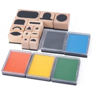 Magic Wooden Stamps- Fine motor skills toys