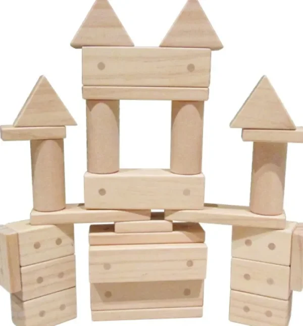 Magnetic Wooden Blocks - Open Ended Play Toys