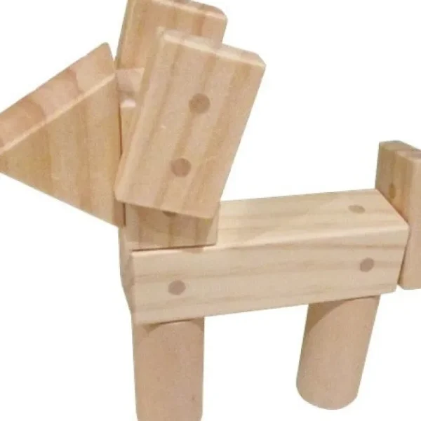 Magnetic Wooden Blocks - Open Ended Play Toys