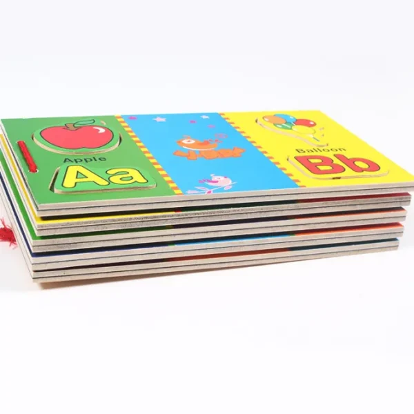 Matching of Magnetic Wooden Books - Alphabet Learning Toys