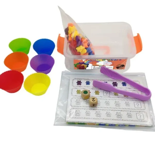 Mathematics toys Rainbow Bear Activity Set - Montessori Educational Toys