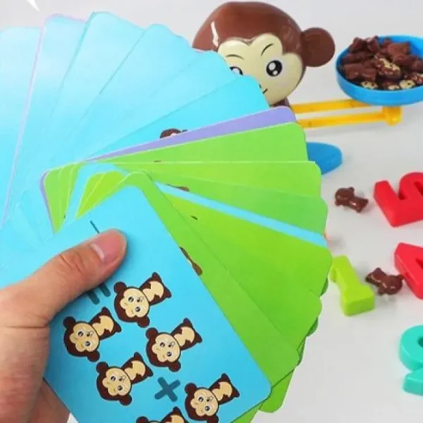 Monkey Math Balance Game-Best montessori toys