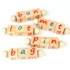 Montessori CVC words Reading Block and Cards Set - Montessori Educational Toys