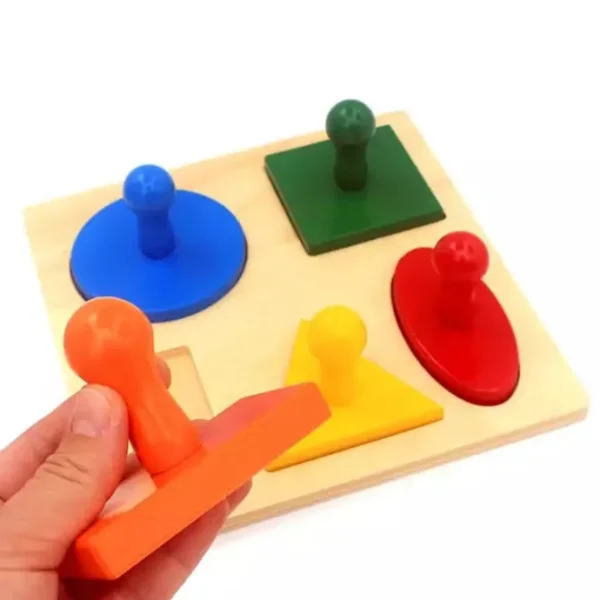 Montessori Large Wooden Shape Puzzle- Best montessori toys