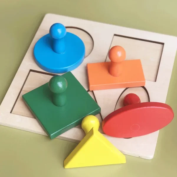 Montessori Large Wooden Shape Puzzle- Best montessori toys