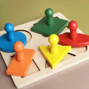 Montessori Large Wooden Shape Puzzle- Best montessori toys