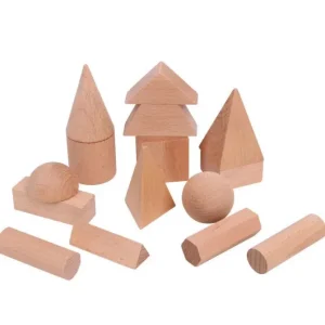 Montessori 15PCS 3D Shape Mystery Bag Geometry Blocks Set-Best montessori toys