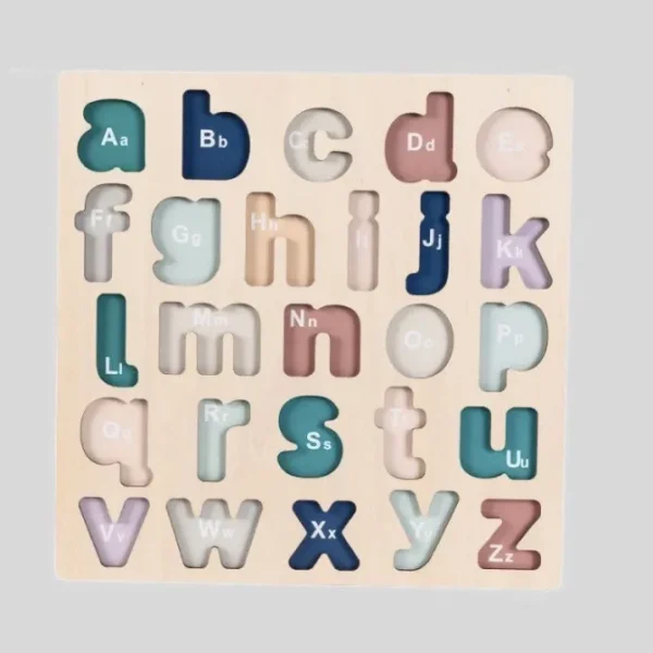 Montessori Wooden Alphabet Board Capital case / Low case - Best alphabet learning toys