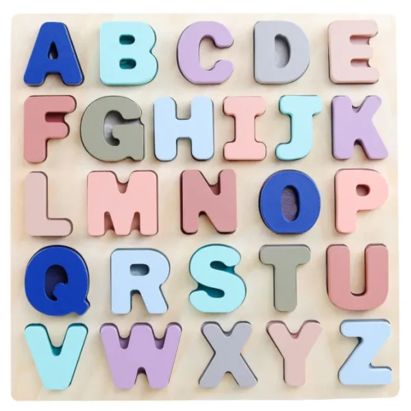 Montessori Wooden Alphabet Board Capital case / Low case - Best alphabet learning toys