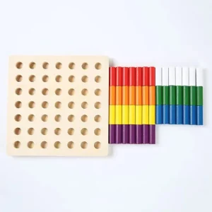 Montessori Wooden Cylinder Socket Blocks-Best montessori toys