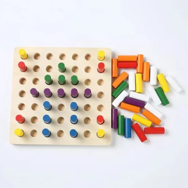 Montessori Wooden Cylinder Socket Blocks-Best montessori toys