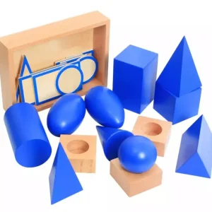 Montessori Wooden Geometric Solids- Best montessori toys