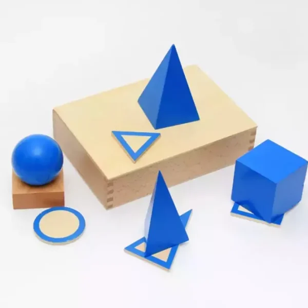 Montessori Wooden Geometric Solids- Best montessori toys