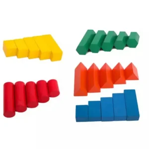 Montessori Wooden Geometric Sorting Game - Mathematical Play Toys